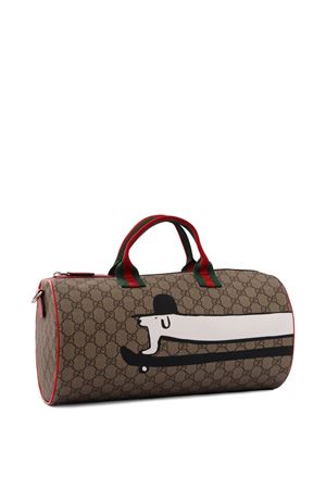 brown leather bag GUCCI KIDS | 793849FAERY9776